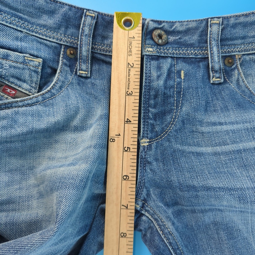 Diesel Lowky Regular-Straight Low Waist Jeans Wash 0810N Blue W27 L32 - Picture 13 of 16